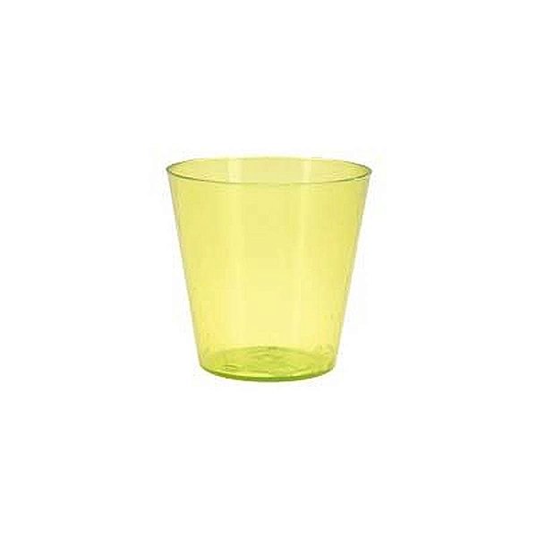 Copinho Acrílico para Doces 25ml Amarelo - 10 Un