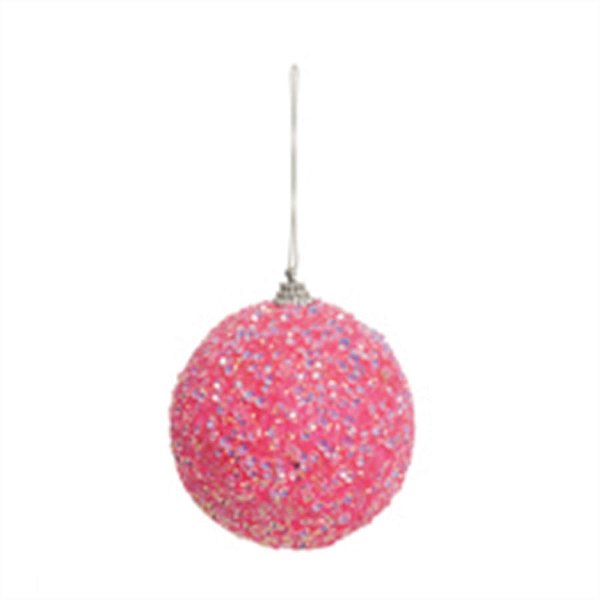 Bola Rosa 10 cm (Bolas) - 6 Peças