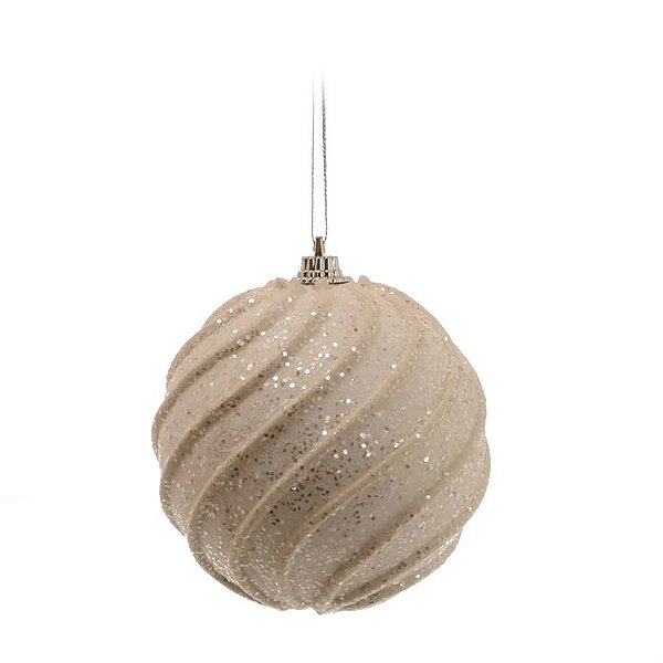 Bola Branca 8 cm (Bolas) - 6 Peças