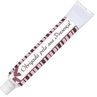 Bisnaga Especial para Doces Cremosos 30grs - Rosa e Marrom Listrado