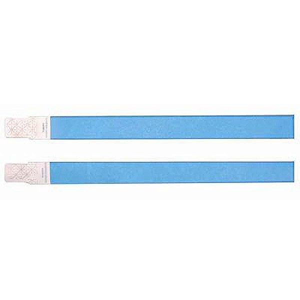 Pulseira de Identificação em Fibra de Papel Azul - 100 Un