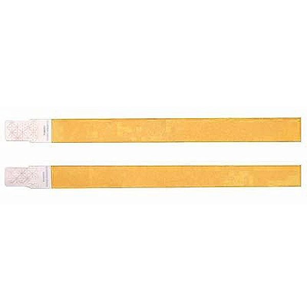 Pulseira de Identificação em Fibra de Papel Laranja - 100 Un
