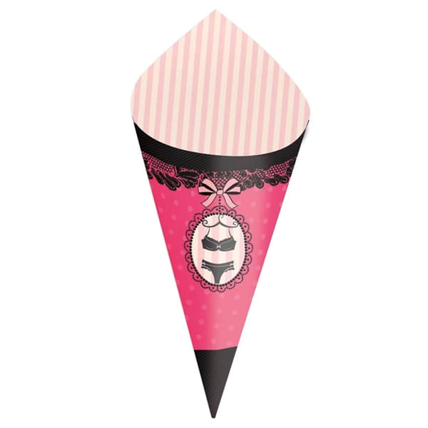 Chá de Lingerie - Mini Cone - 24 Un