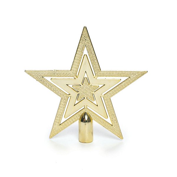 Estrela com Glitter Nude 20 cm