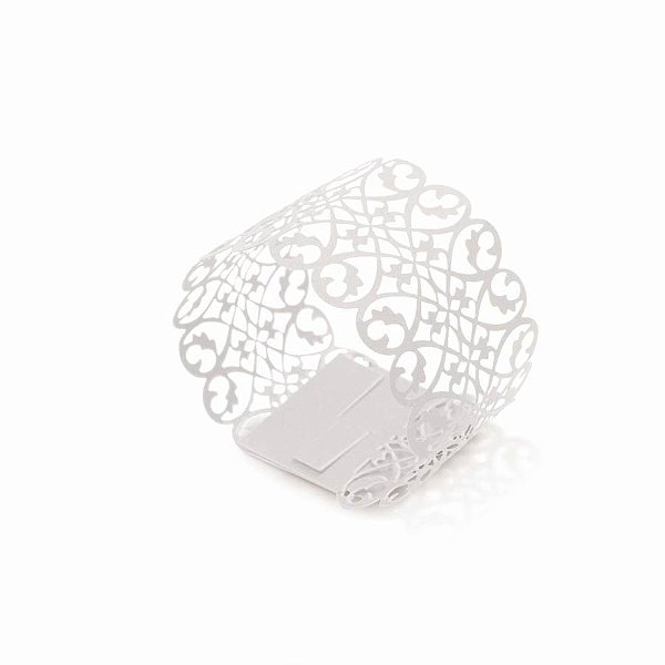 Casamento Clássico - Porta Guardanapo Especial Branco 06 Un