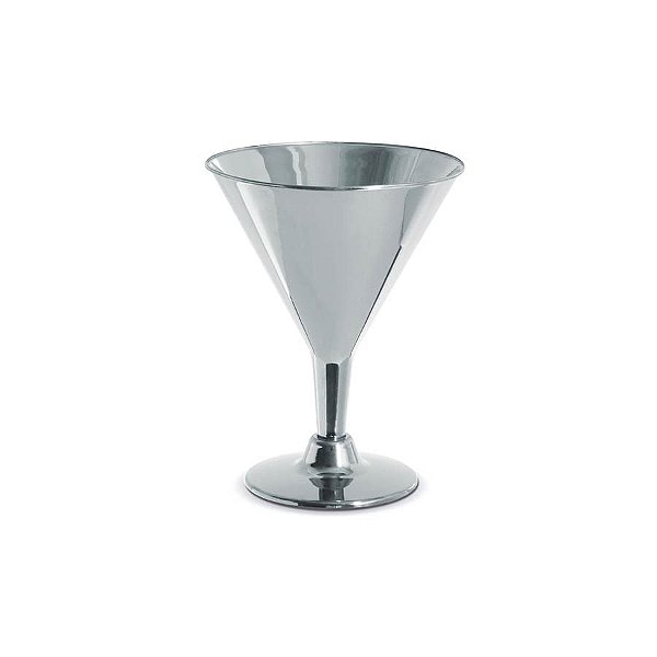 Taça Drink 200ml Prata - 06 Un