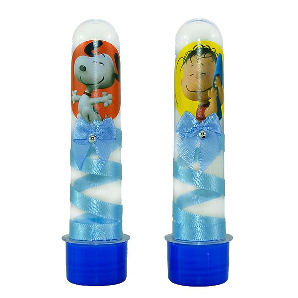 Tubete Decorado Snoopy e Charlie Brown 05 Un