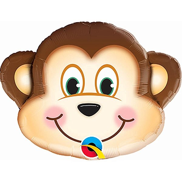 Balão Metalizado Mini Shape 36cm - Macaco