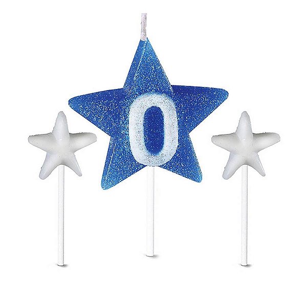 Vela Star Azul nº 0 - 03 Un