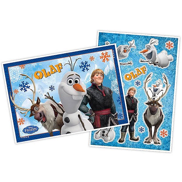 Kit Decorativo Cartonado Olaf