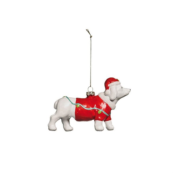 Natal Pet - Cachorro para Pendurar Colorido