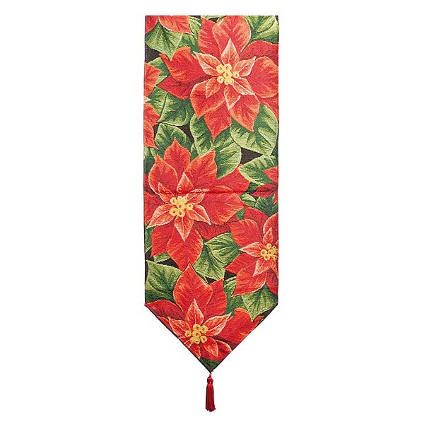 Caminho de Mesa Poinsettia Colorido - 2 Un