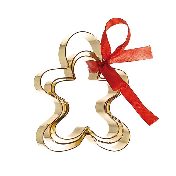 Cortadores Ginger Bread Ouro