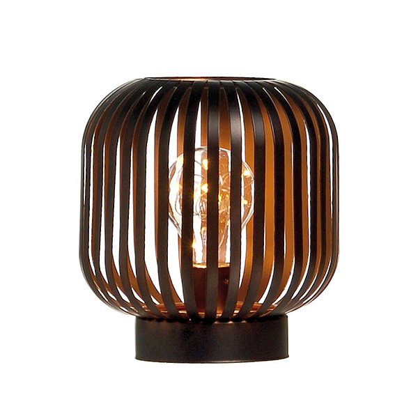 Lanterna Decorativa de Metal Oval
