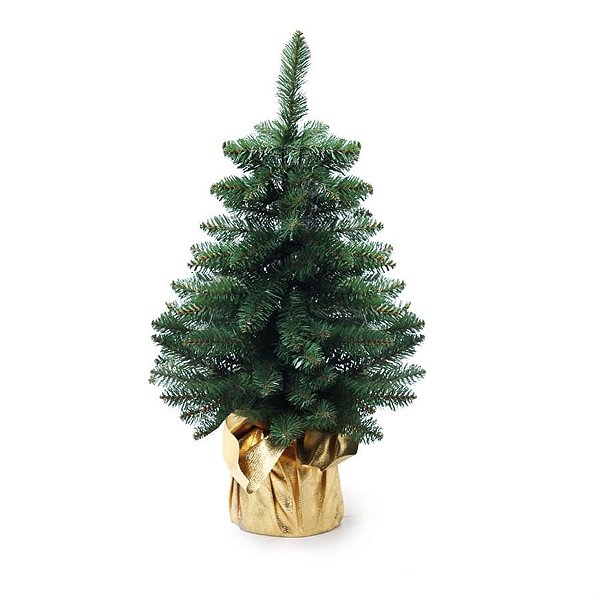 Árvore de Natal Pequena - Mini Pinheiro Verde 60cm