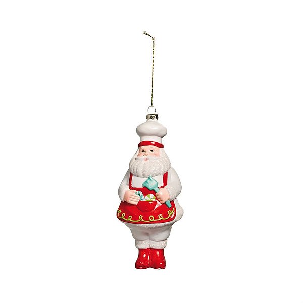 Papai Noel Cozinheiro para Pendurar