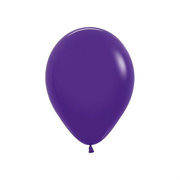 Balão Látex Fashion Violeta 10" / 25cm - 50 Un