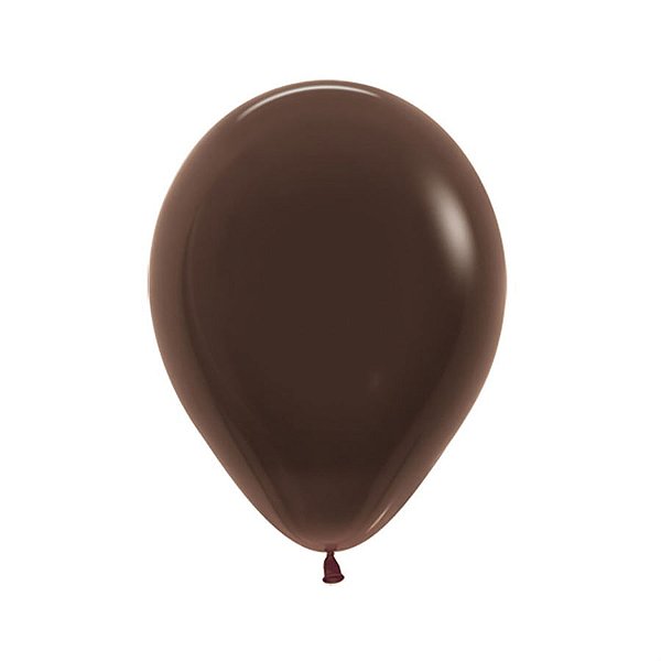 Balão Látex Fashion Chocolate 10" / 25cm - 50 Un
