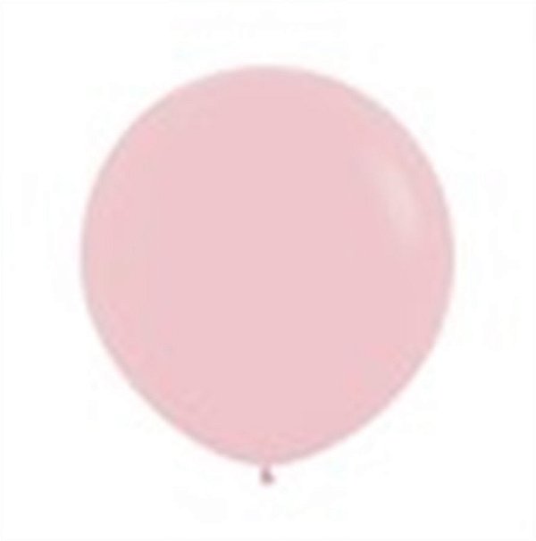Balão Látex Pastel Mate Rosa 36" / 91cm - 2 Un