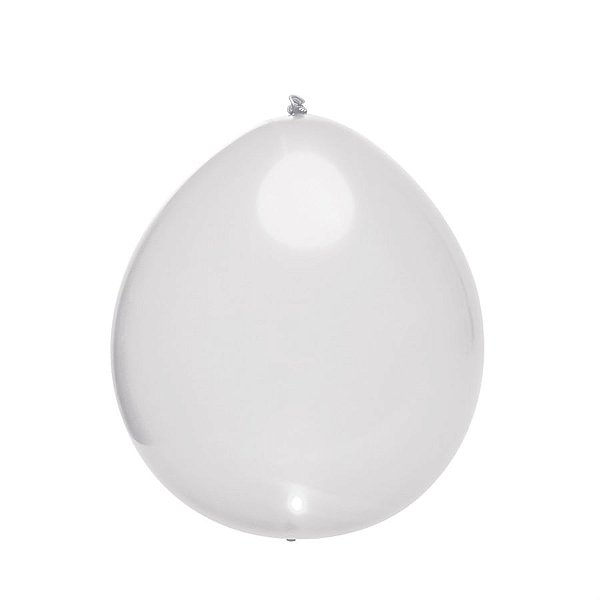 Balão com Led Perolado Branco - 5 Peças