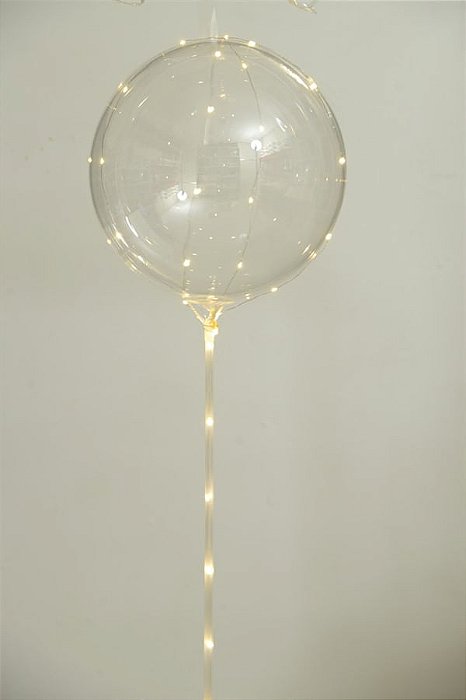 Balão Bubble Transparente com Led Branco