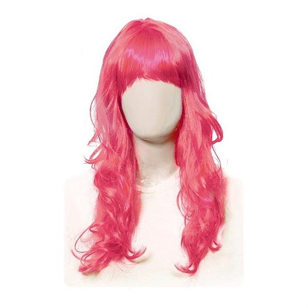 Acessório Peruca Longa Pink