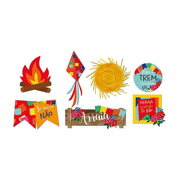 Cartaz Decorativo Arraia 25x35 - 7 Un