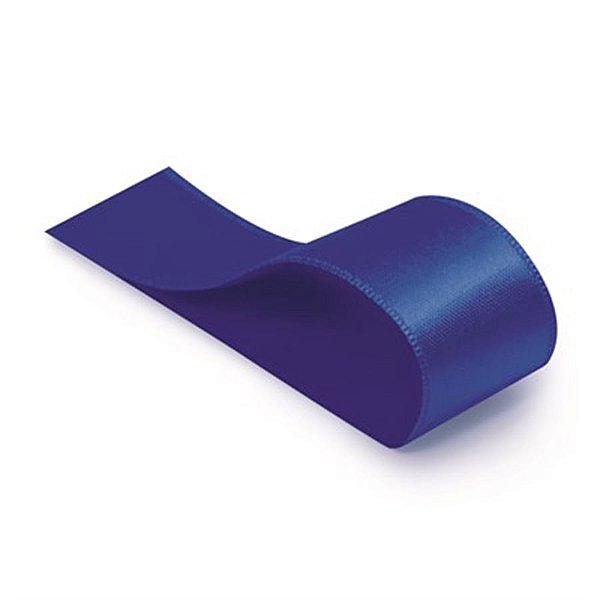 Fita Cetim Liso Azul Royal 38mmx10m
