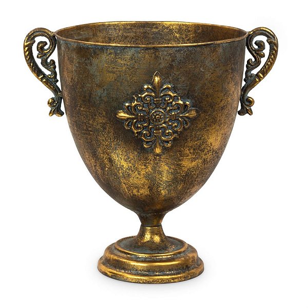 Ânfora de Metal Alça Arabesco G 41x31x41