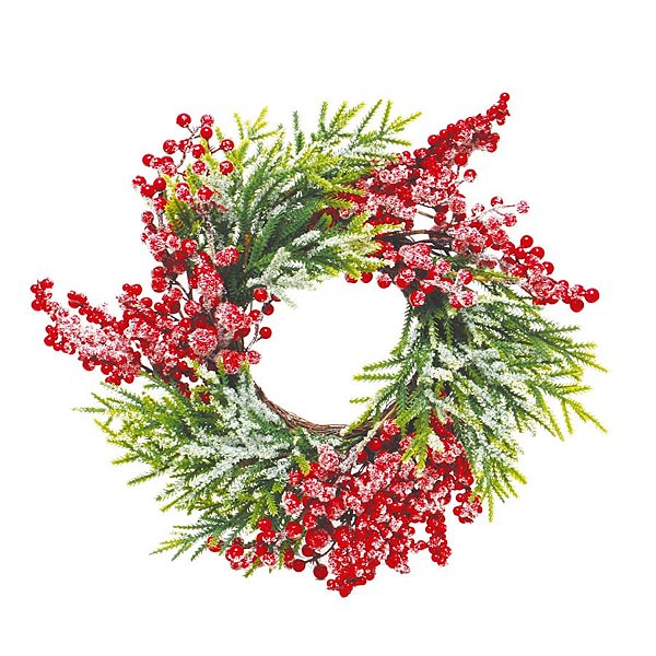Guirlanda de Natal Vermelho e Verde 40cm