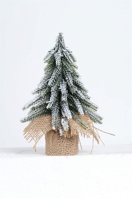 Mini Pinheiro Nevado Verde 20cm