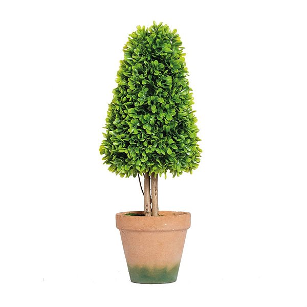 Mini Árvore de Natal Verde e Marrom M 35cm