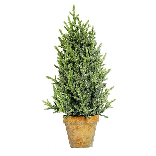 Mini Pinheiro Verde e Marrom M 40cm