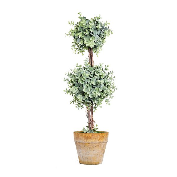Topiaria Verde e Marrom 63cm