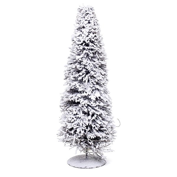 Pinheiro com Led Nevado 40cm 2 AA