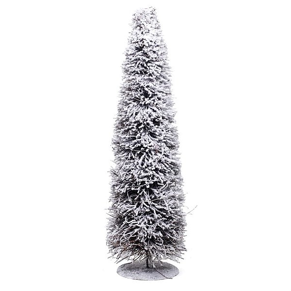 Pinheiro com Led Nevado 60cm 2 AA