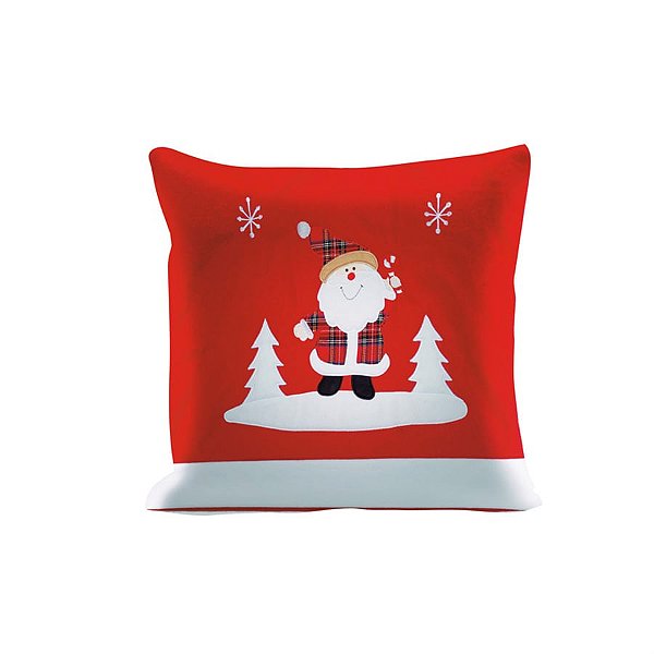 Capa para Cadeiras Noel Vermelho e Branco 47X44