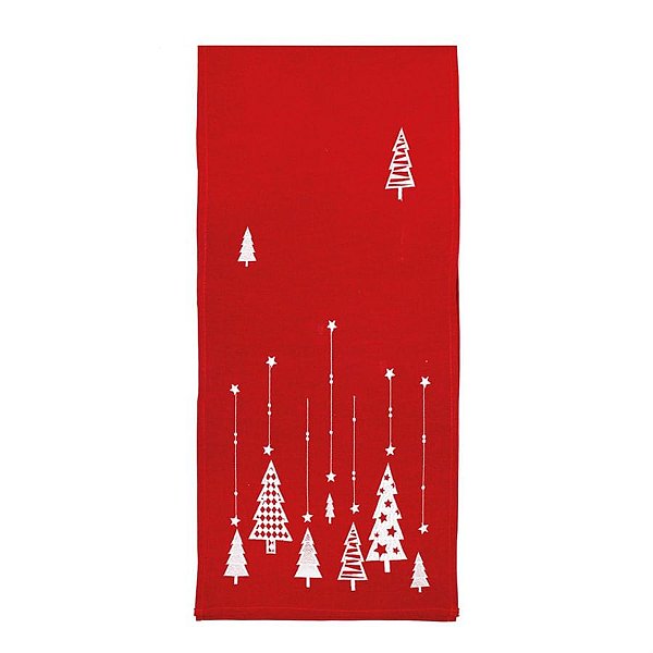Caminho de Mesa Pinheiro Vermelho 175X35