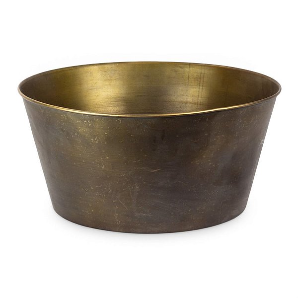 Cachepot de Metal Redondo 43x43x20