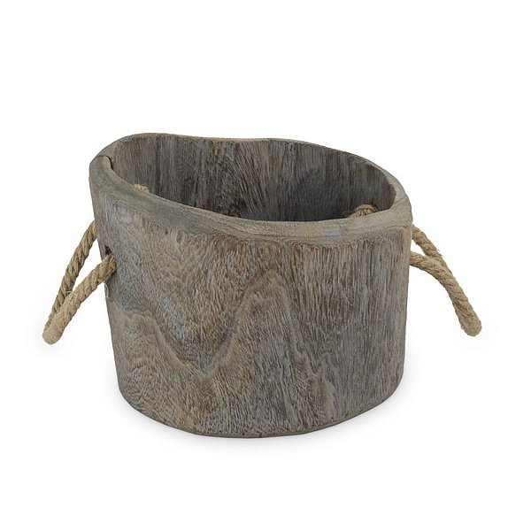 Cachepot Kiri Alça de Sisal 30x25x20