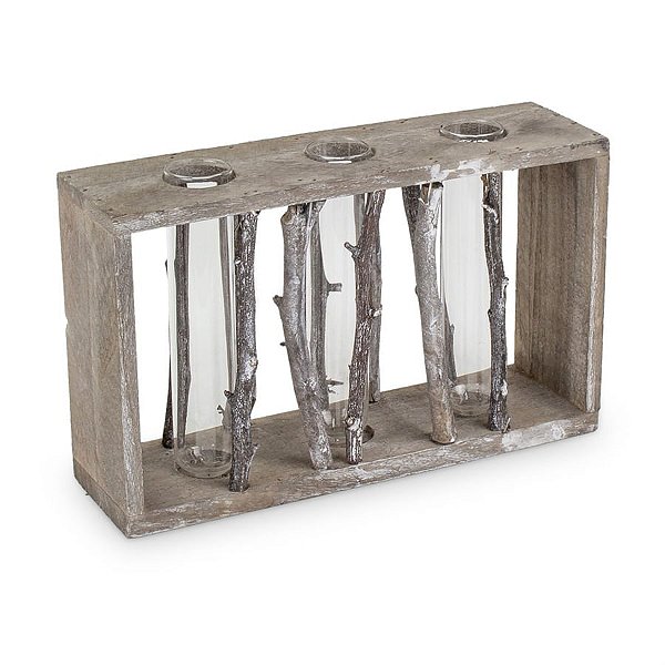 Suporte de Vidro 3 Tubetes - P