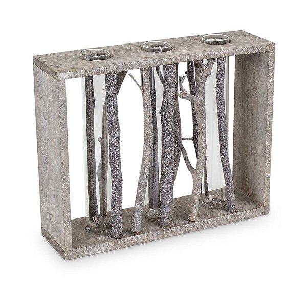 Suporte de Vidro 3 Tubetes - M