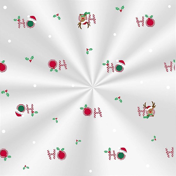 Saco Transparente 10X14 Ho Ho Ho - 100 Un