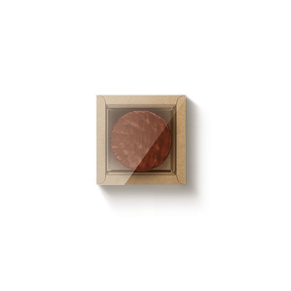 Caixa Para 1 Pão de Mel Kraft 9x9x4cm - 10 Un