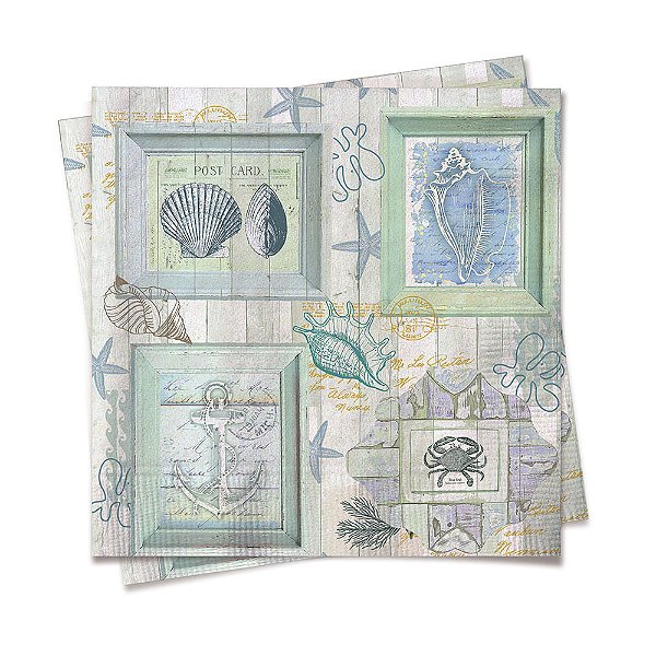 Guardanapo Maresia 32,5x32,5 com 20 Folhas