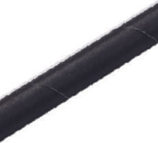 Canudo Papel Liso Preto - 20 Un