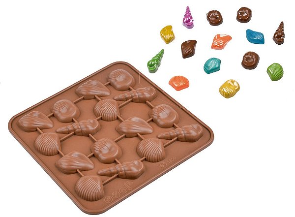 Molde de Silicone Chocolate - FT140