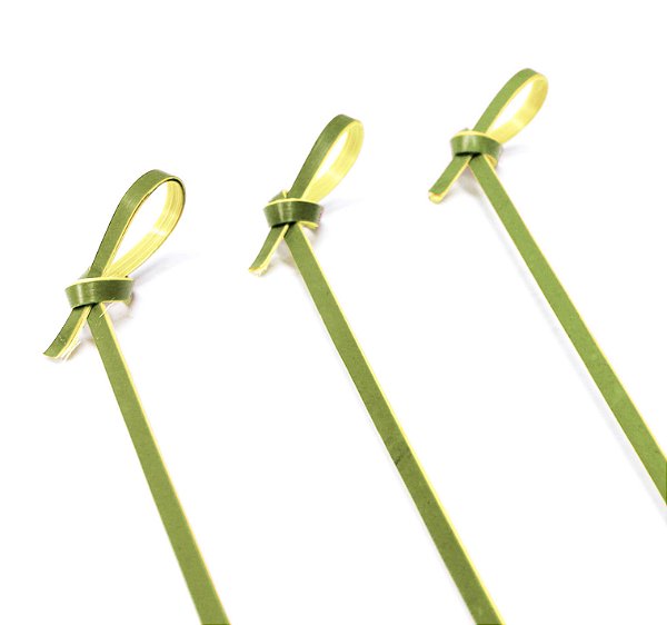 Palito em Bambu P com Petiscos 9cm - HA245 - 50 Un