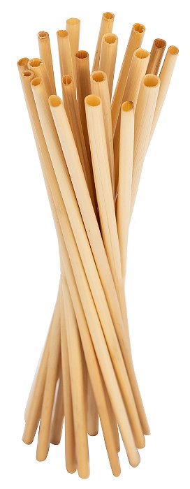Canudo Ecologico de Trigo - 20 Un
