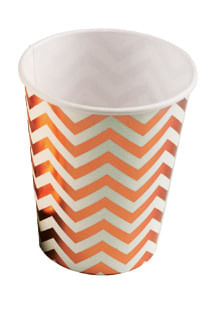 Copo de Papel 270ml Missoni Bronze - 10 Un